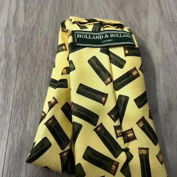 Holland & Holland London Handmade Silk Tie - Picture 3 of 4